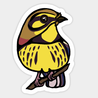 Prairie Warbler Graphic Sticker